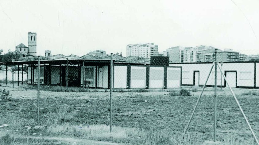Els barracons de l'Escola de Sobreestants van ser inaugurats pel president Pujol el gener de 1984