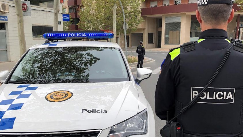 Imatge d'arxiu d'un control policial