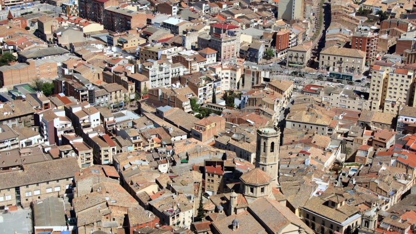 Imatge aèria de la ciutat