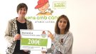 Agramunt fa una donació de 200 euros a AFANOC Lleida