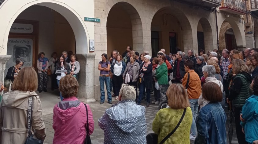 Un moment de la ruta literària