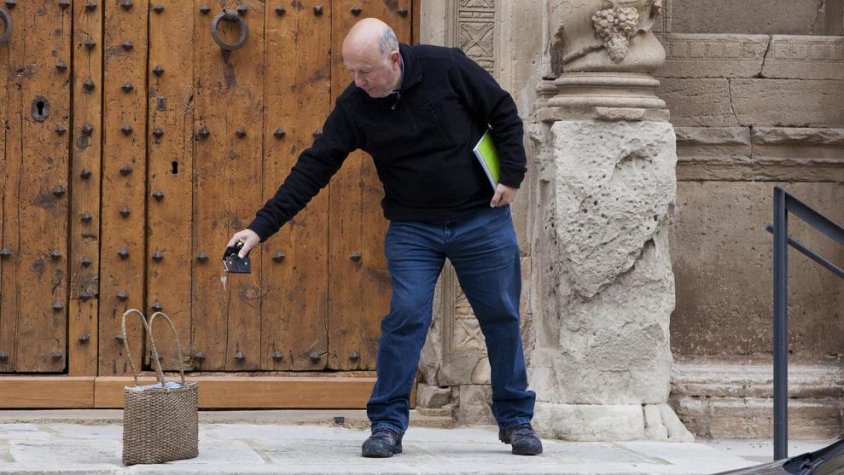 Josep Maria Font, dimecres passat a Sant Martí de Maldà