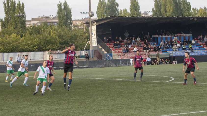 Un moment del partit