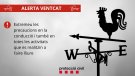 Protecció Civil activa l'Alerta del pla VENTCAT per la previsió de fort vent a partir de la mitjanit