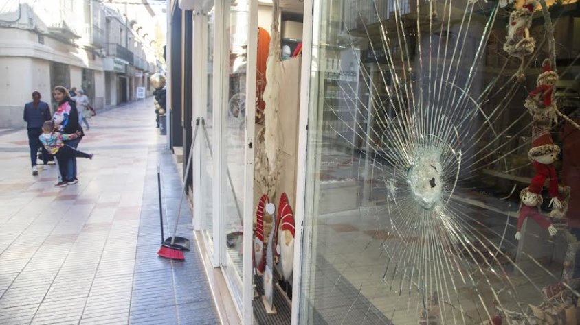 Un dels locals afectats