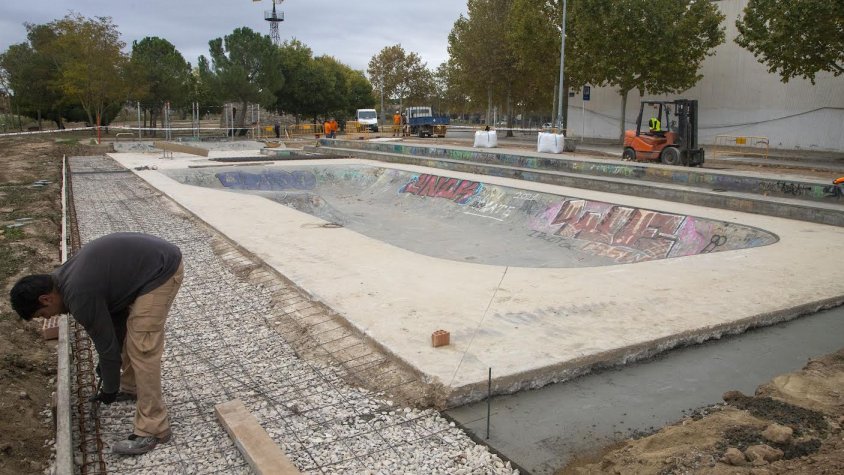 Els treballs van a càrrec de la brigada municipal