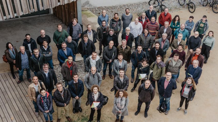 Foto de grup de l'assemblea de l'AMEP