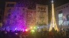 Tàrrega encén l'enllumenat nadalenc amb un espectacle ple de llum