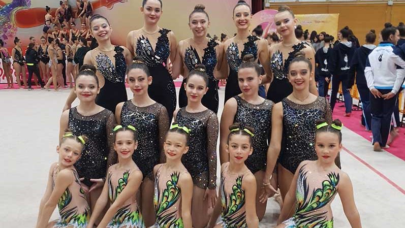 Les gimnastes participants a la final
