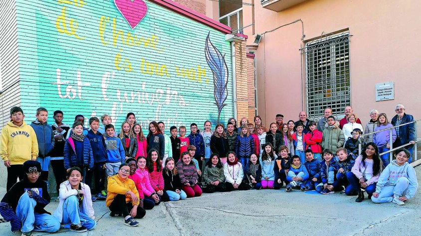 Foto de grup dels alumnes de 5è