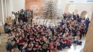 Agramunt inaugura les festes amb l'ornamentació de l'arbre de Nadal de l'Espai Guinovart