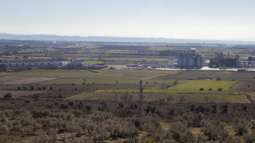 Els terrenys on es preveu construir la variant de Tàrrega