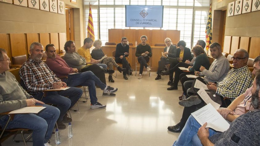 Un moment de la reunió