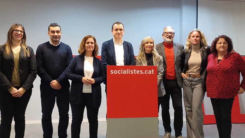 Un moment de la roda de premsa