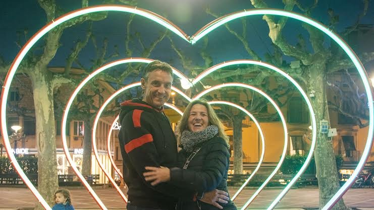 Una de les fotografies fetes als cors de llum del Pati