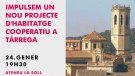 La Soll acollirà la presentació d'un nou projecte d'habitatge cooperatiu a Tàrrega