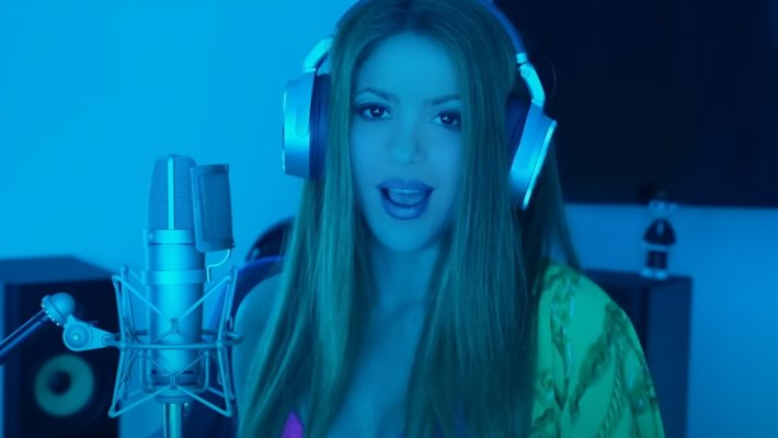 Un moment del nou videoclip de Shakira