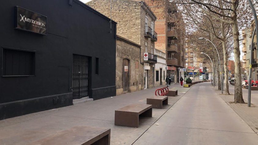 Imatge de la zona on van tenir lloc els fets