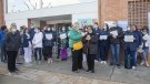 Concentració davant del CAP de Tàrrega per reclamar millores assistencials i professionals