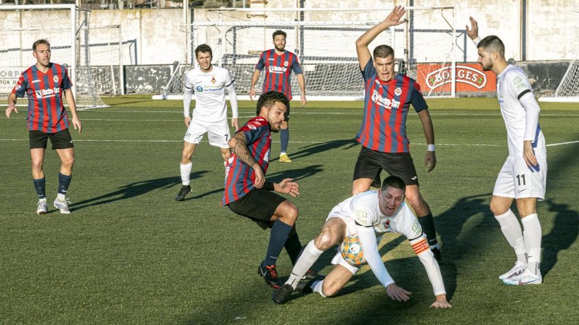 Un moment del partit