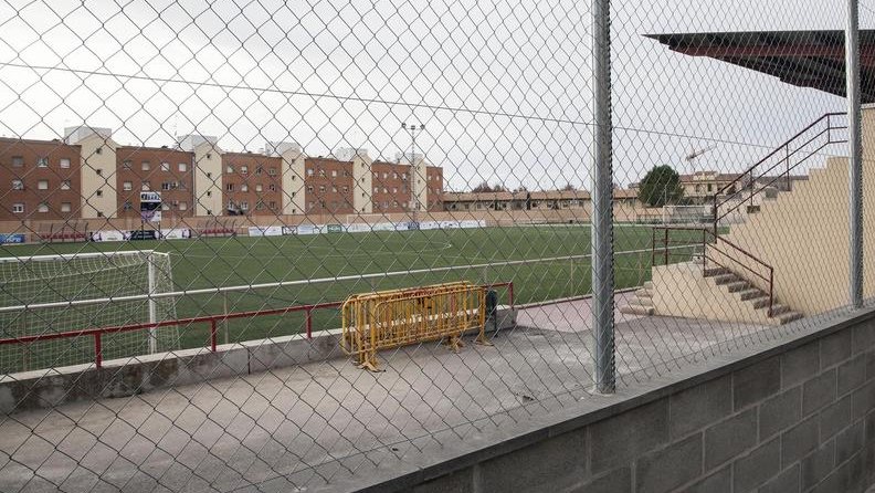 Vista del camp futbol de l'Agramunt