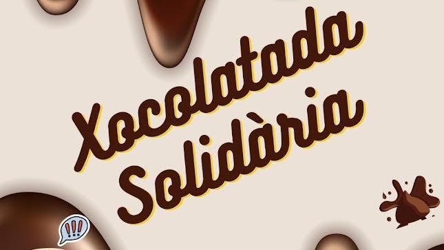 Cartell de la xocolatada solidària