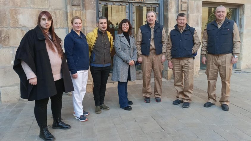 Foto de grup de les persones contractades per La Solana