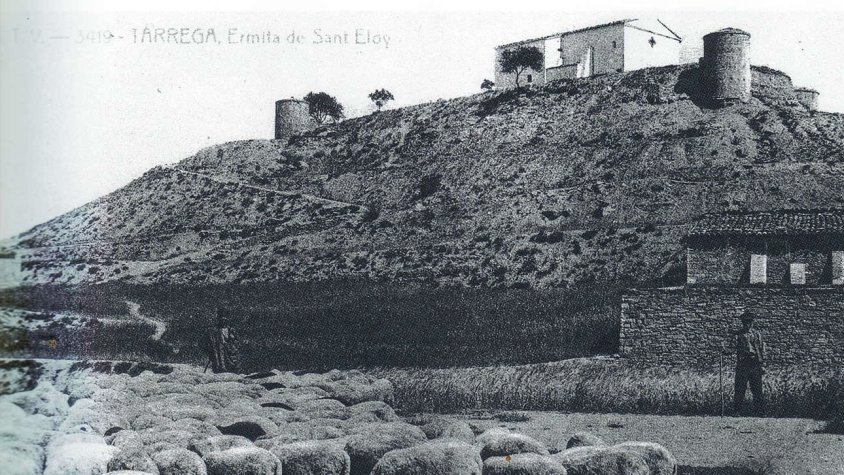 Vista del Parc de Sant Eloi a primers de segle XX