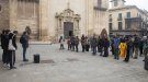 Concentració a Tàrrega de suport als militants d'Arran investigats i detinguts per la Policia Nacional