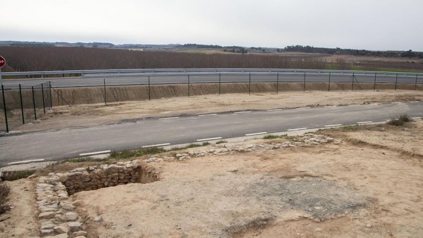 Imatge de les dos carreteres després de l’acabament de les obres