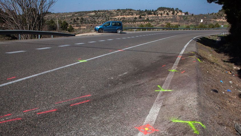 El lloc on es va produir el sinistre