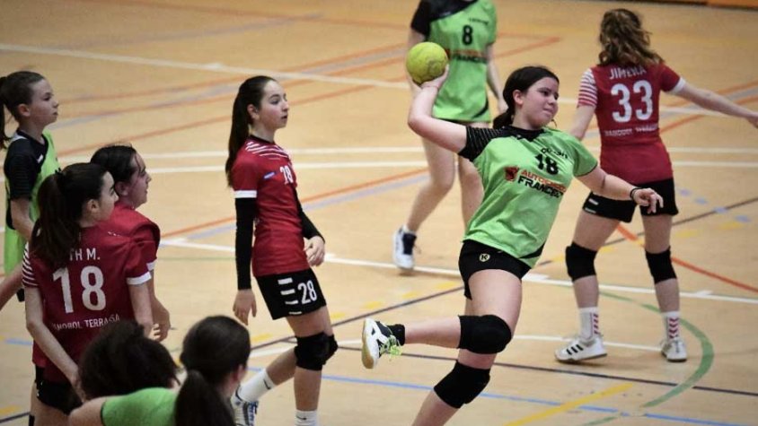 Una jugada d'un dels partits