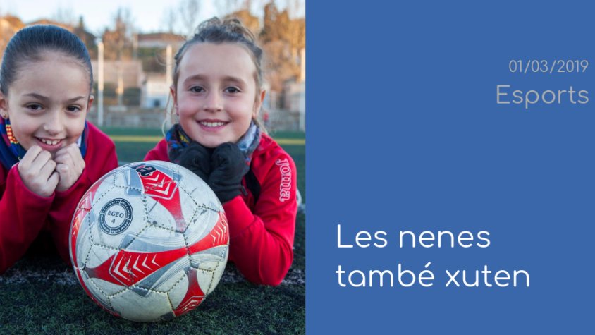 El futbol regna a la secció 'Esports'