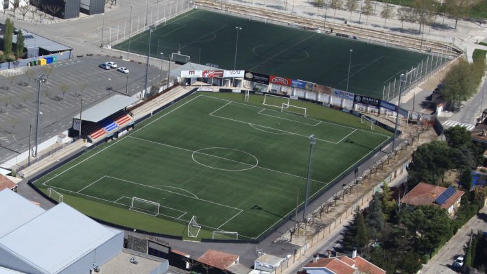 Vista del camp de futbol