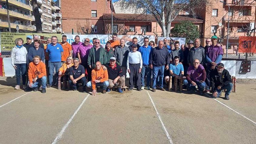 Participants a la  5a jornada de Circuit Individual de Bitlles de Catalunya