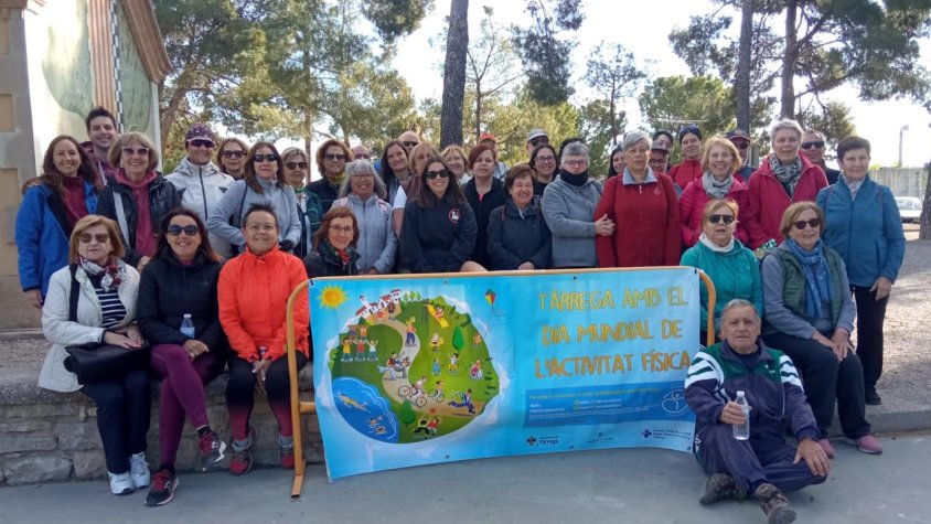 Alguns dels participants a la caminada