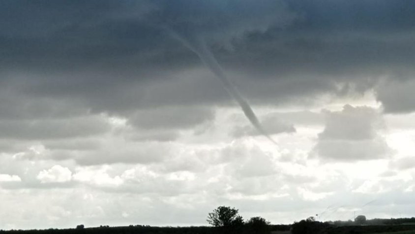 Imatge de la tempesta amb el fibló