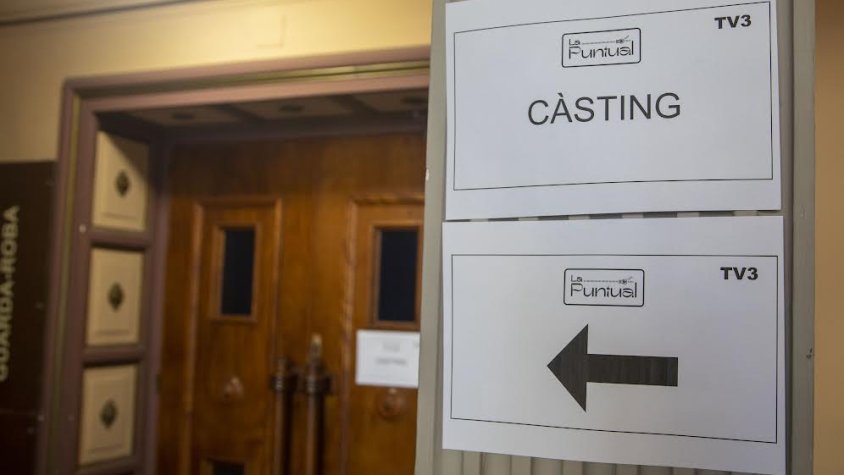 Cartells indicadors del càsting, al qual no hem pogut accedir