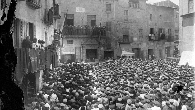Primera visita a Tàrrega del President Francesc Macià el 25 de maig de 1931