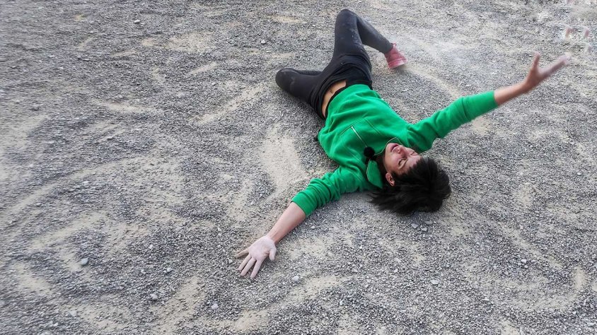 Moon Ribas durant la performance