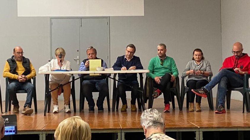 Un moment de l'assemblea