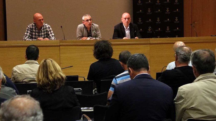 Reunió d'alcaldes amb responsables del Canal d'Urgell