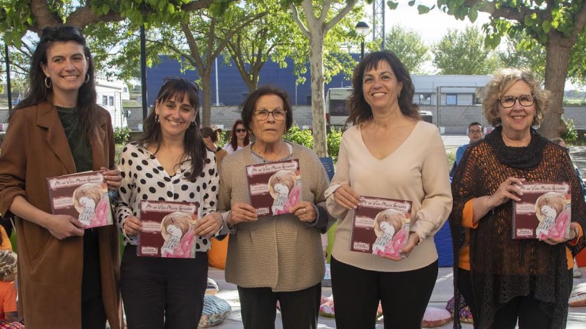 Presentació del conte amb la protagonista de la biografia