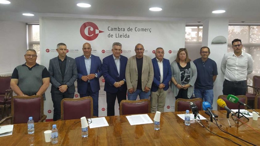 Roda de premsa conjunta per demanar fer front comú davant la sequera