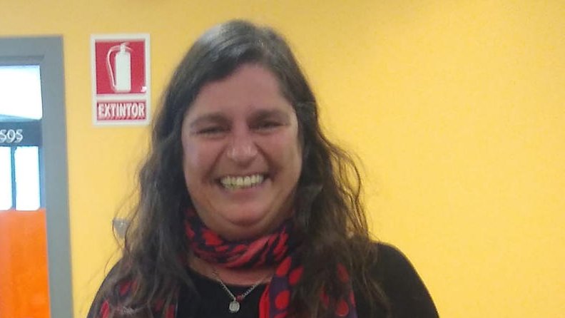 Arantxa Delgado després de proclamar-se dilluns campiona nacional