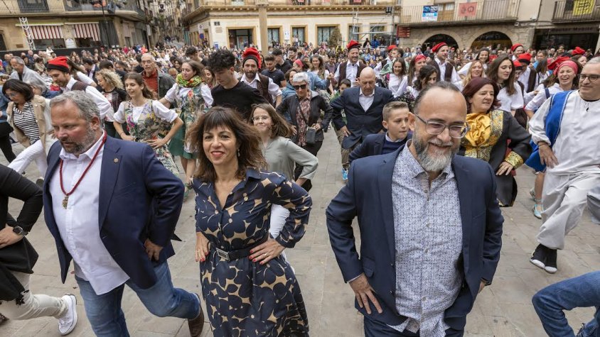 El Ball de l'Eixida amb l'alcaldessa, Alba Pijuan, al capdavant