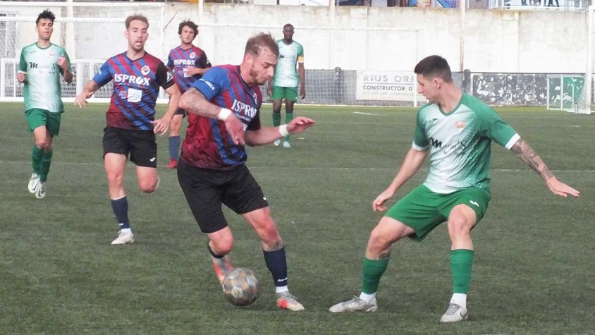 Un moment del partit