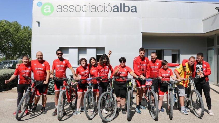 Els ciclistes d'Alba