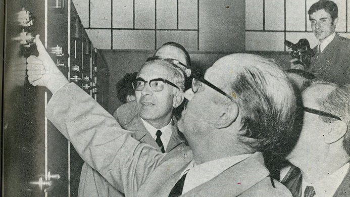 Portada de 'Nova Tàrrega' del moment de la posada en marxa de les autobombes del Canal de l'Alt Urgell