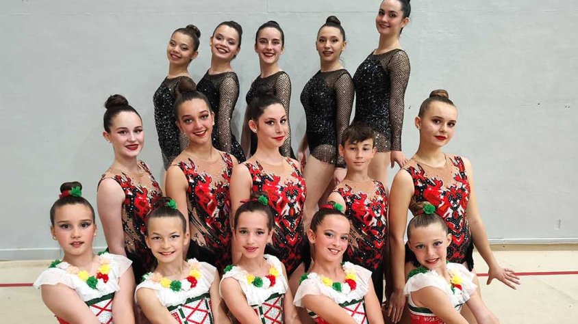 Les gimnastes participants a la 2a fase de Copa Catalana